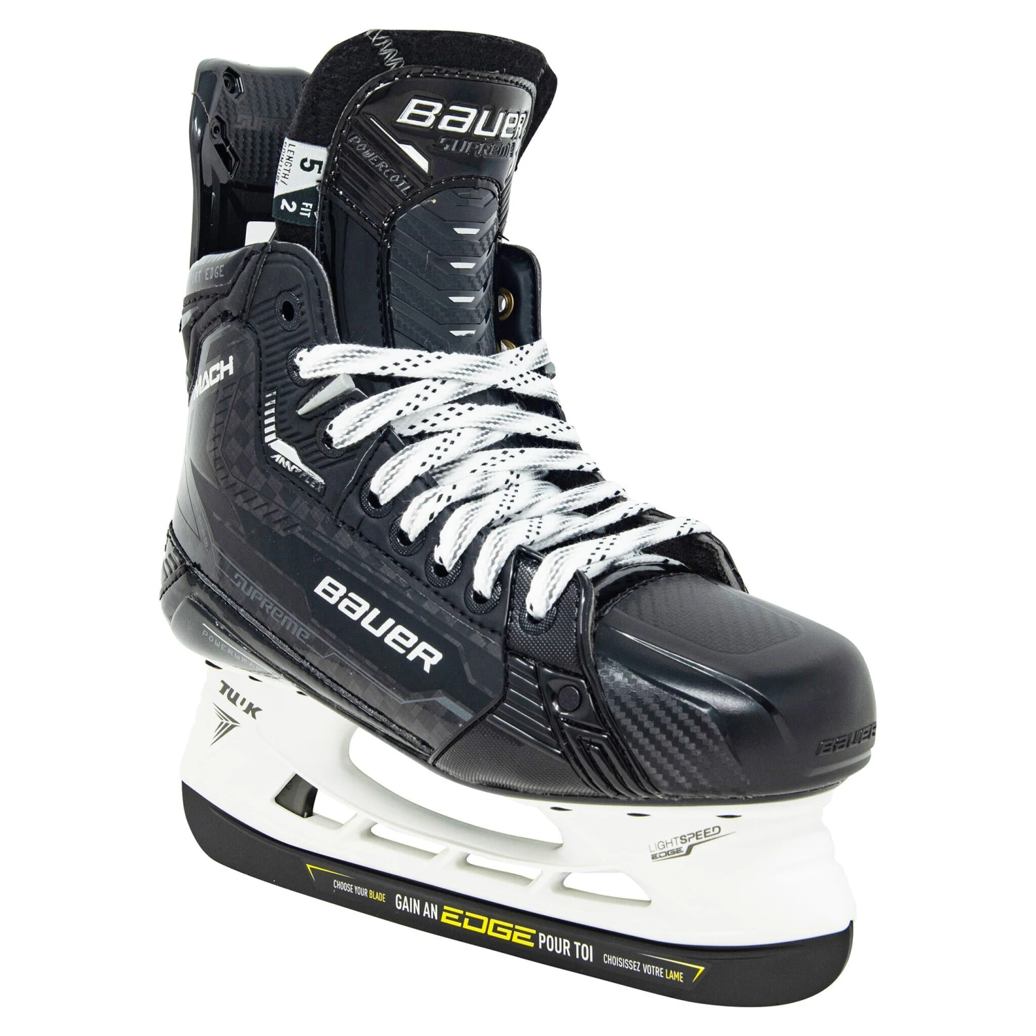 Bauer Supreme MACH Intermediate Hockey Skates (2022) With Pulse Steel - Image 4