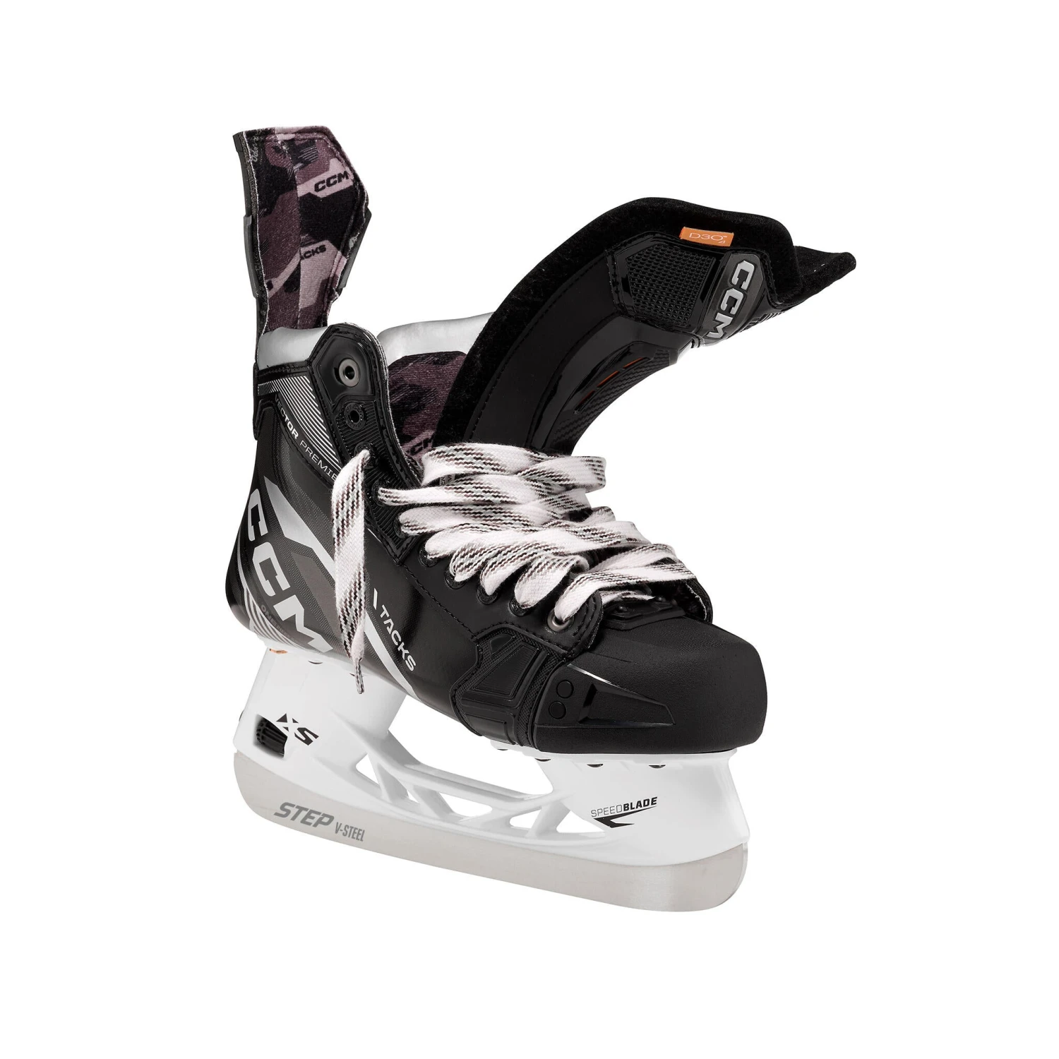 CCM Tacks Vector Premier Intermediate Hockey Skates (2022) With STEP V-Steel XS - Source Exclusive - Image 5
