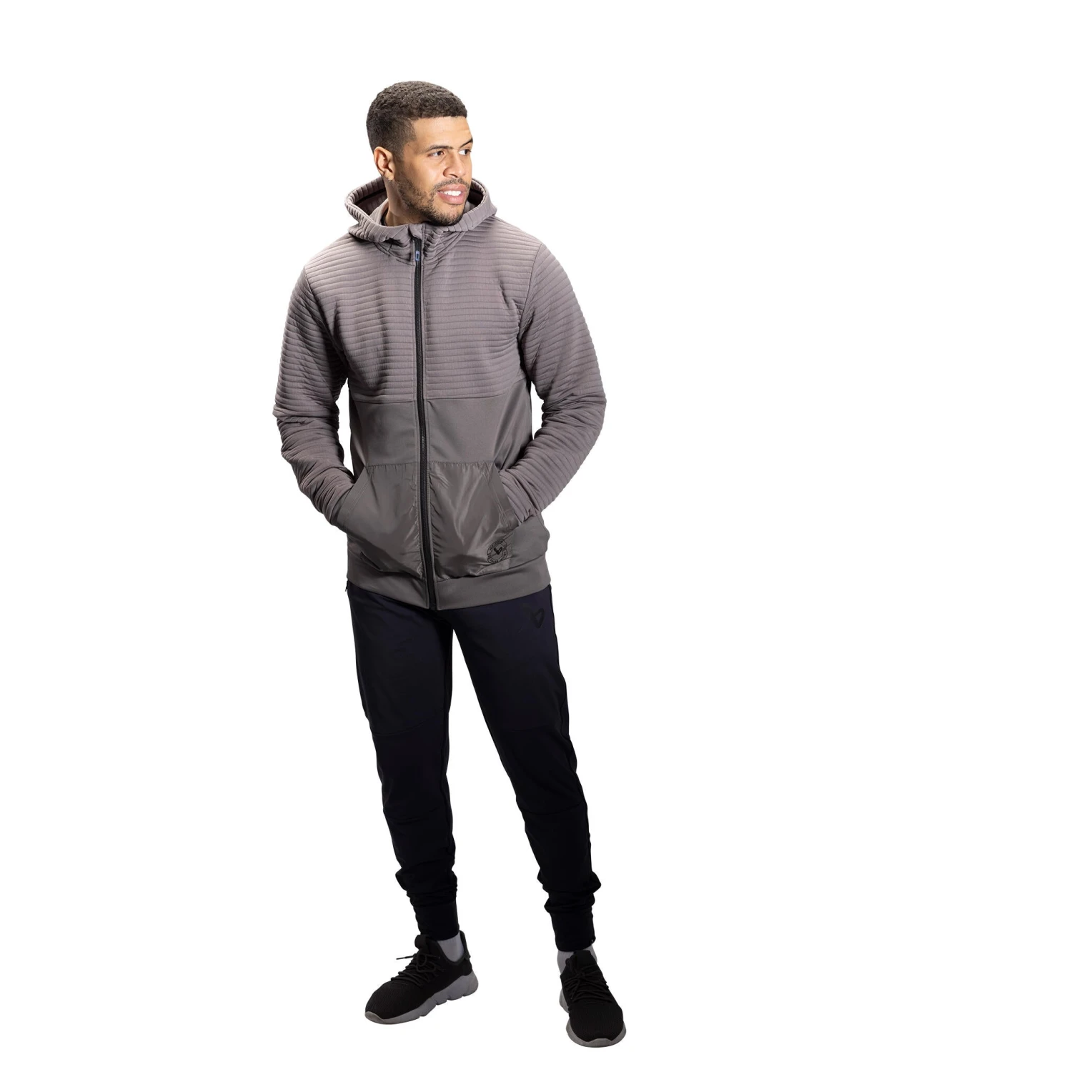 Bauer Fleece 3D Men's Full Zip Hoodie - Grey