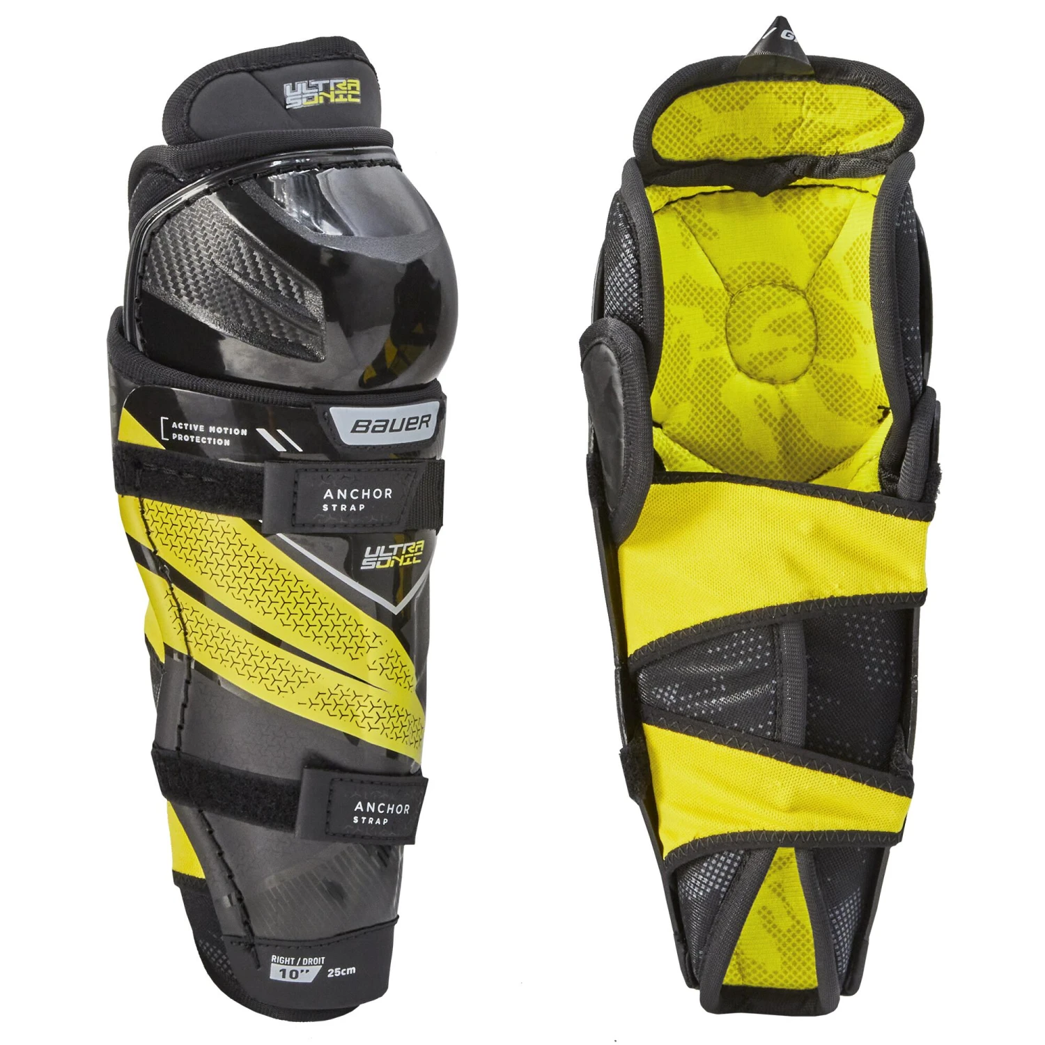 Bauer Supreme Ultrasonic Youth Hockey Shin Guards (2021) - Image 2