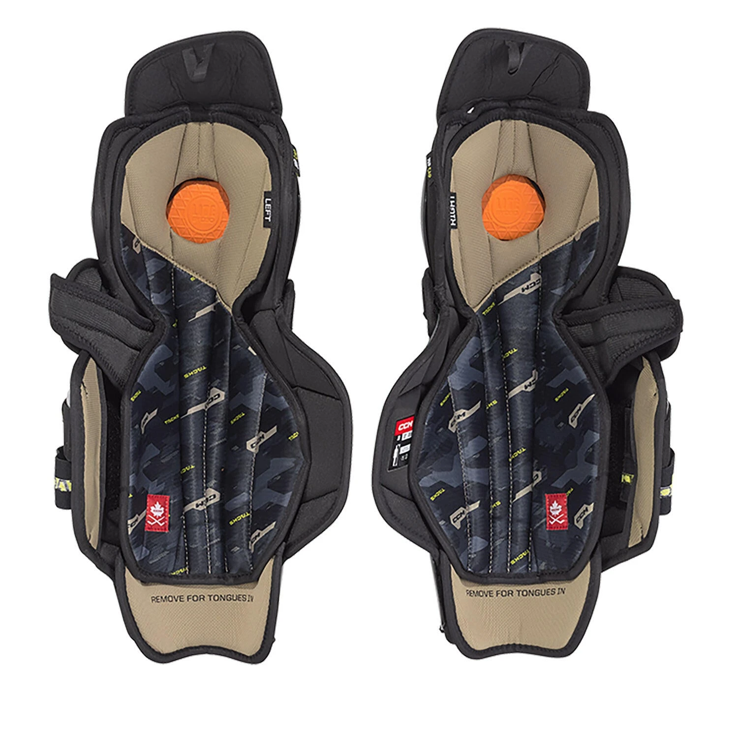 CCM Tacks AS-V Junior Hockey Shin Guards (2022) - Image 2