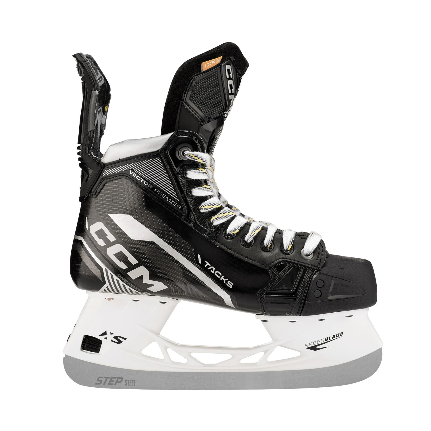 CCM Tacks Vector Premier Senior Hockey Skates (2022) With STEP Steel XS - Source Exclusive