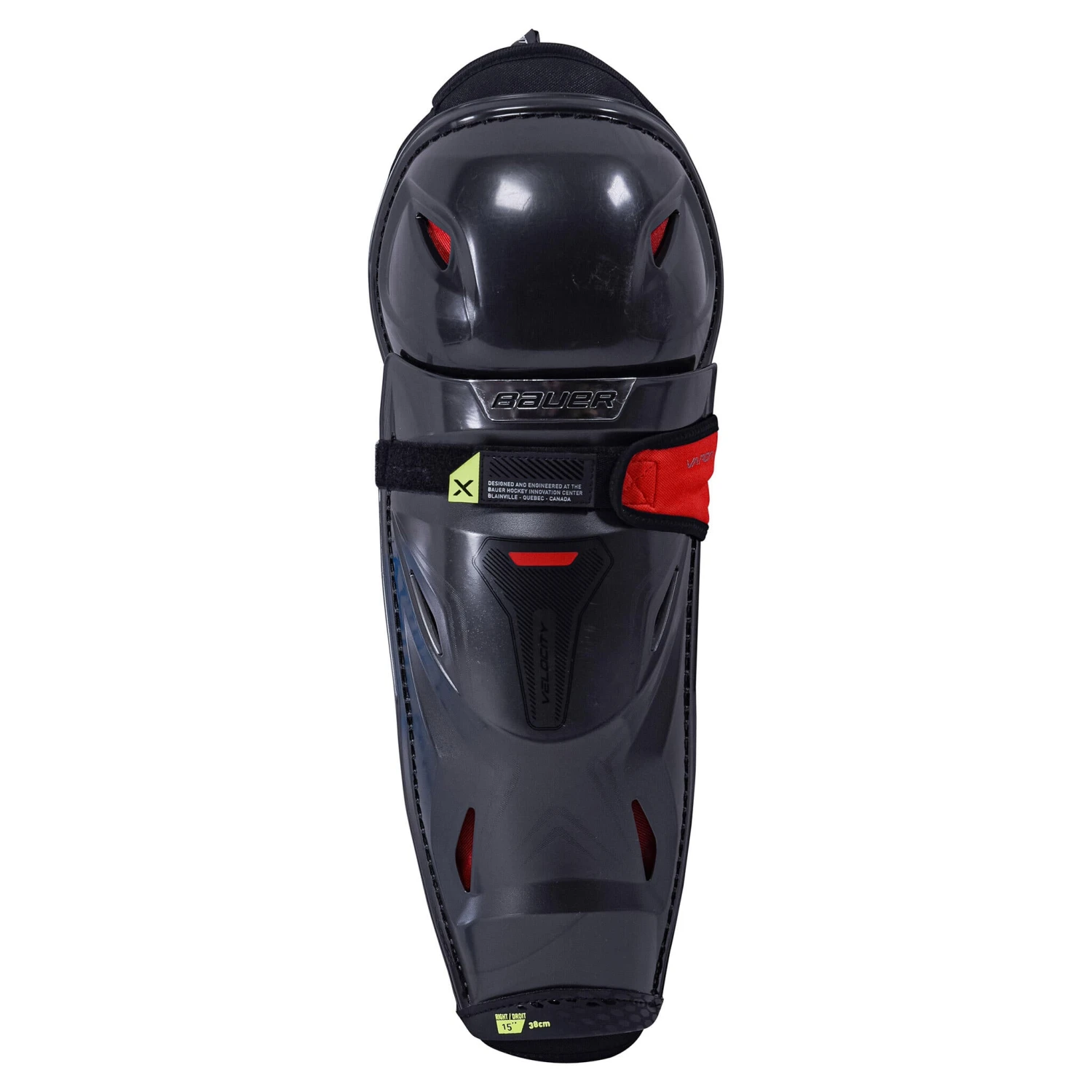 Bauer Vapor Velocity Intermediate Hockey Shin Guards (2022) - Source Exclusive