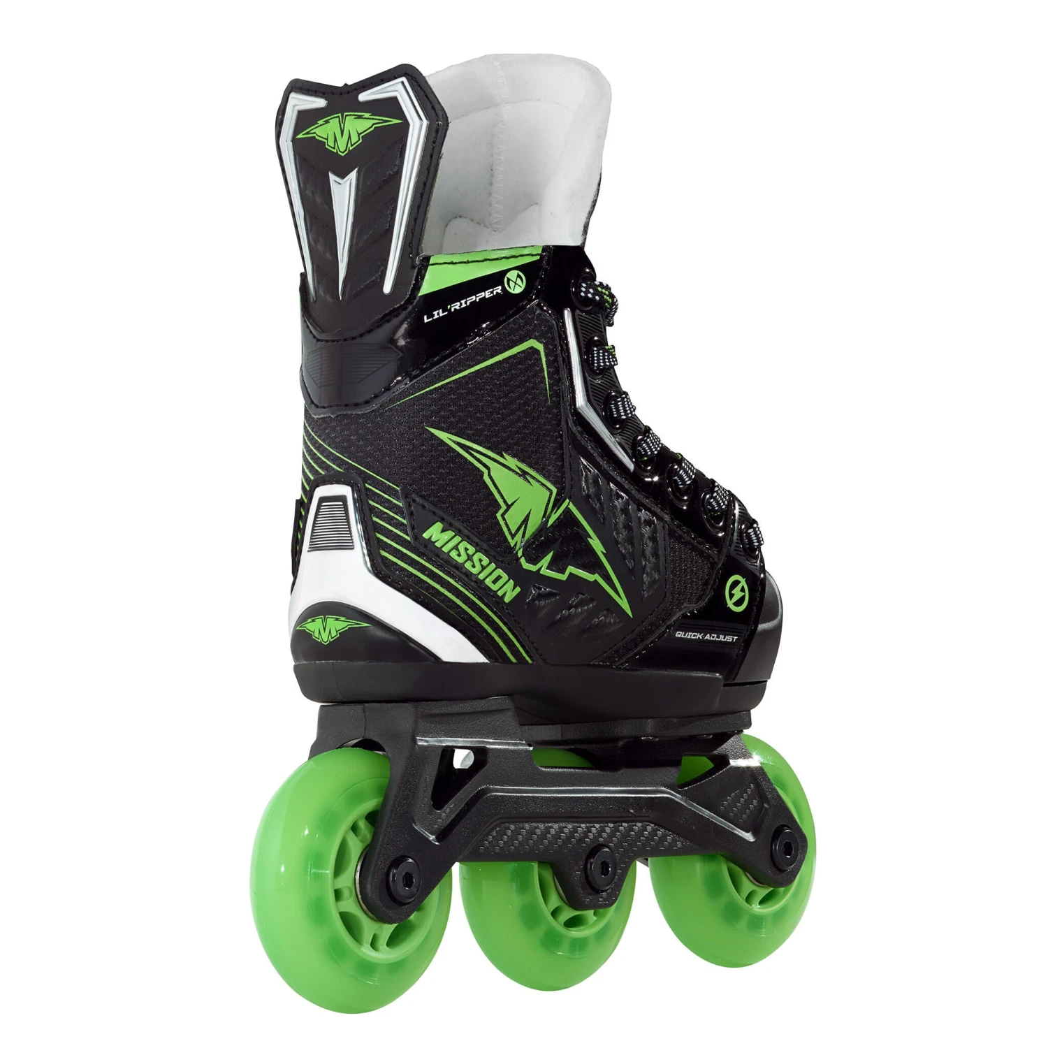 Bauer Mission Lil’ripper Junior Roller Hockey Skates - Image 2