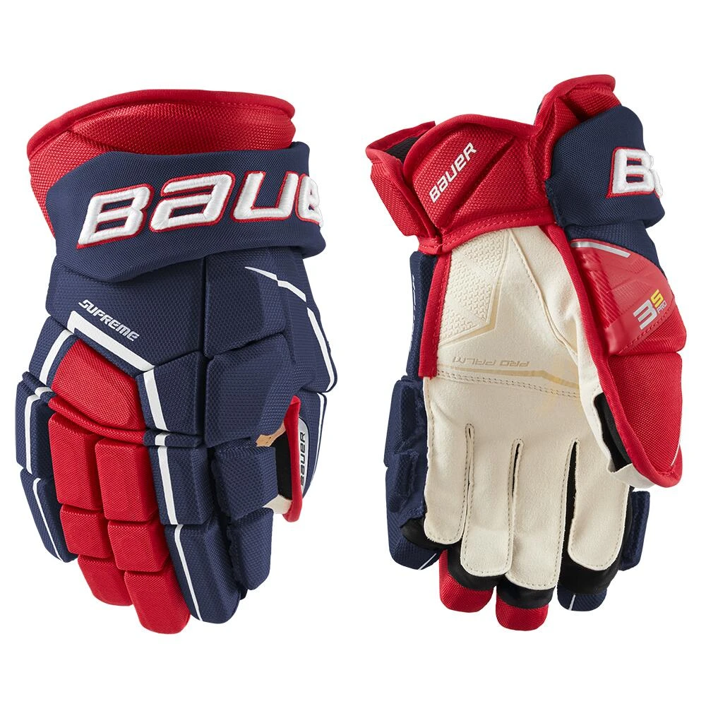 Bauer Supreme 3S Pro Intermediate Hockey Gloves (2021) - Image 3