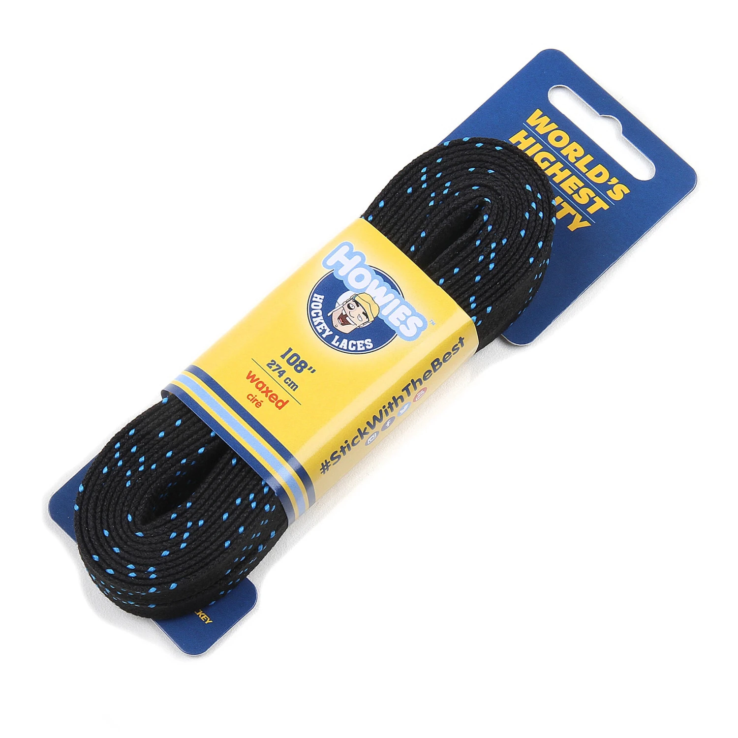 Howies Waxed Hockey Laces - Black