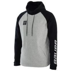 Bauer Square Hoodie - Black/Heather Grey