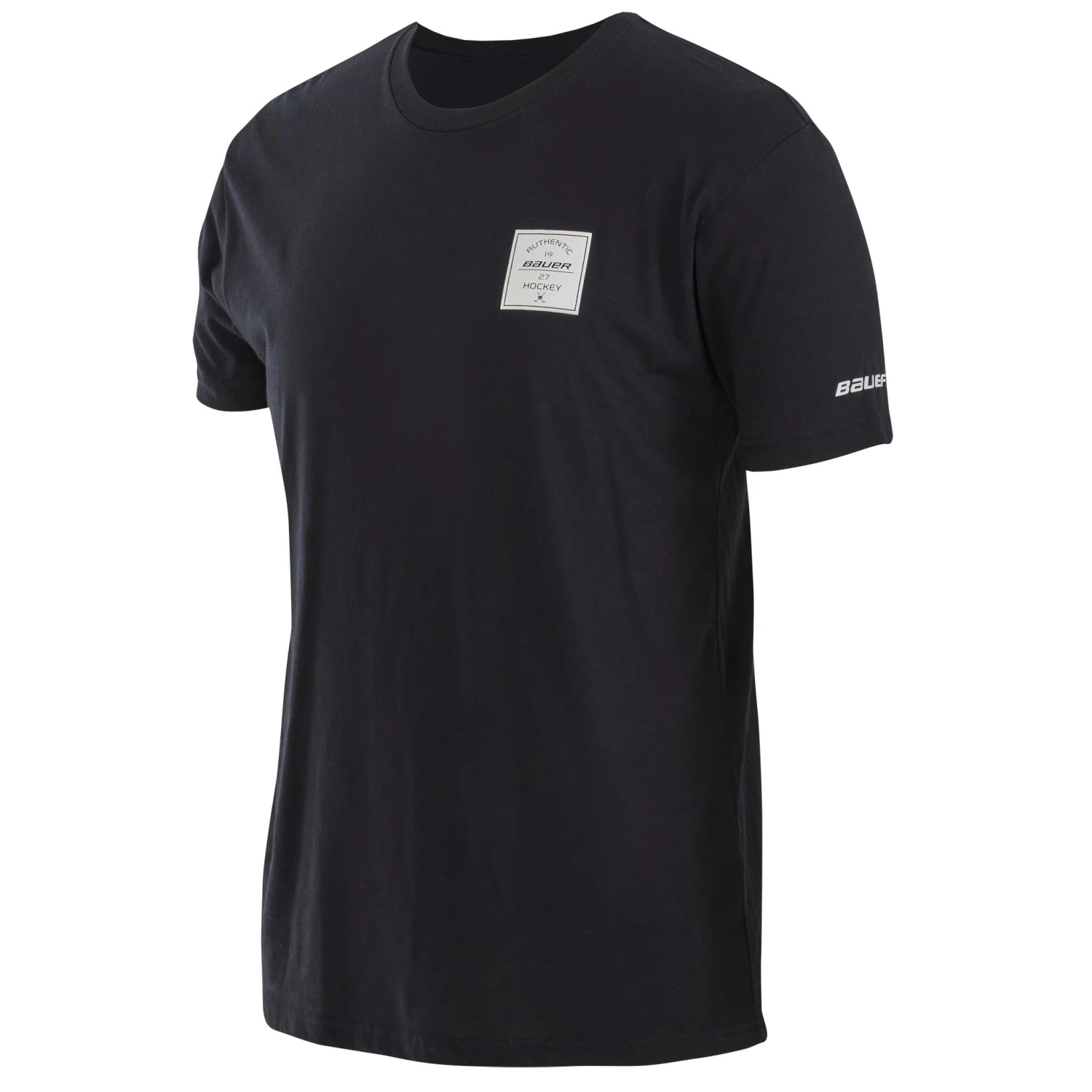 Bauer Square Short Sleeve Crew Tee - Black