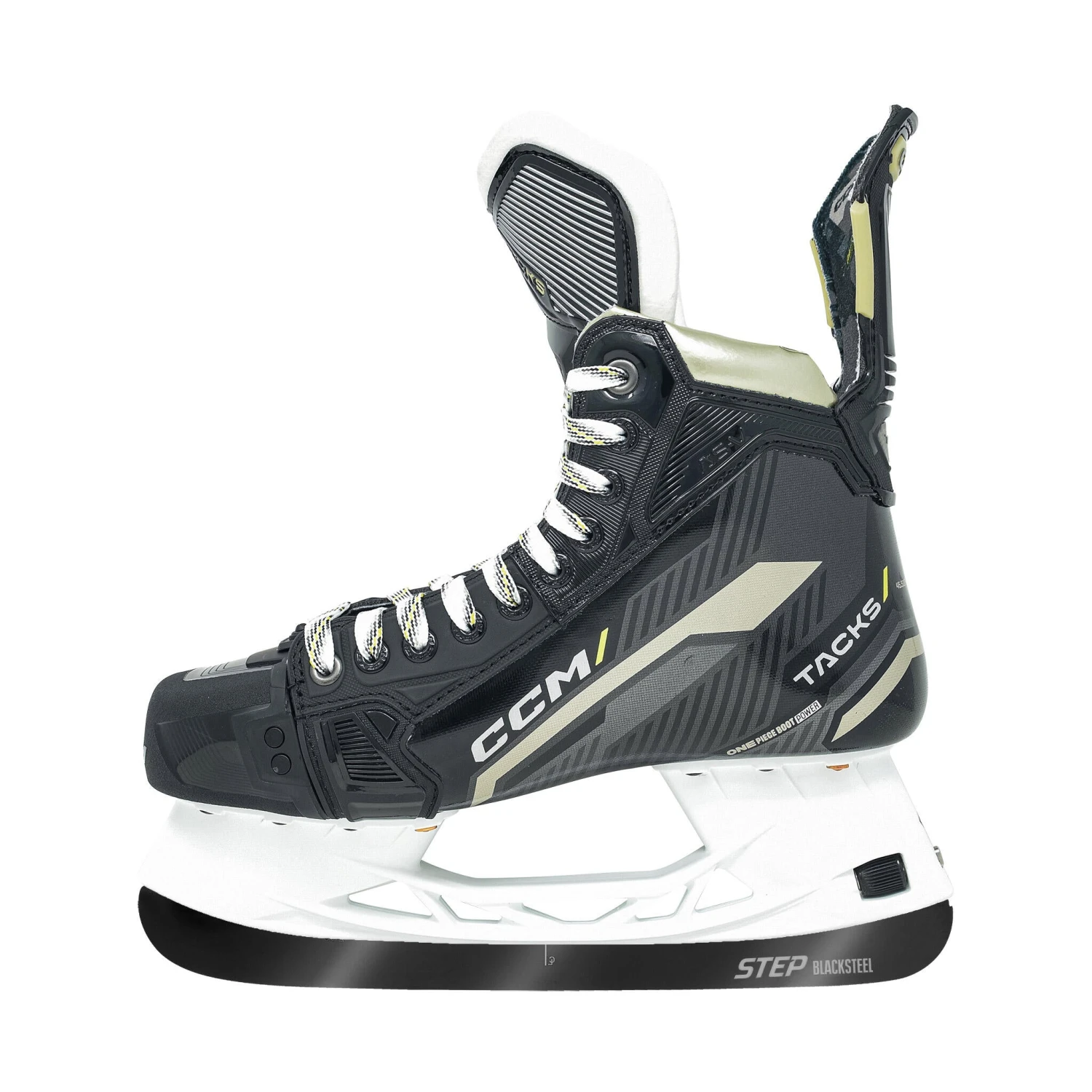CCM Tacks AS-V Senior Hockey Skates (2022) With Step Blacksteel - Image 2