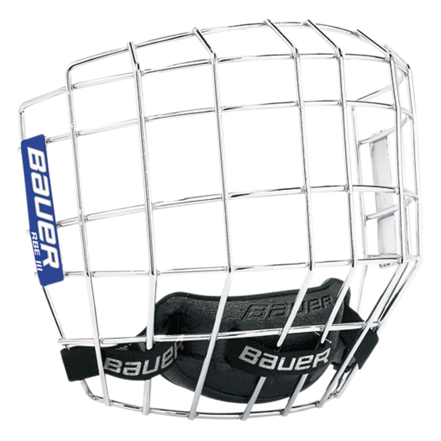 Bauer RBE III Junior Chrome Hockey Facemask - Image 2