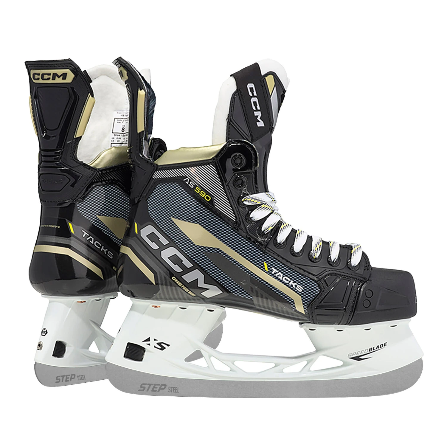 CCM Tacks AS 590 Senior Hockey Skates (2022) With Step Steel