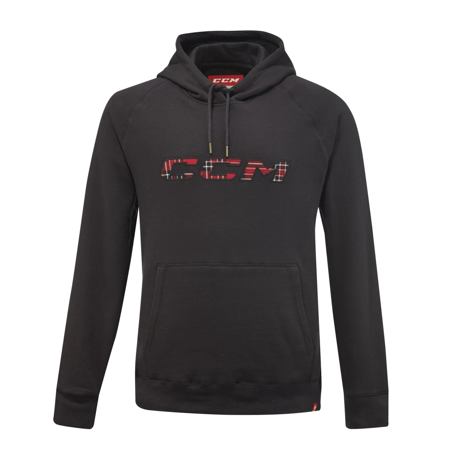 CCM Adult Plaid Pullover Fleece Hoodie