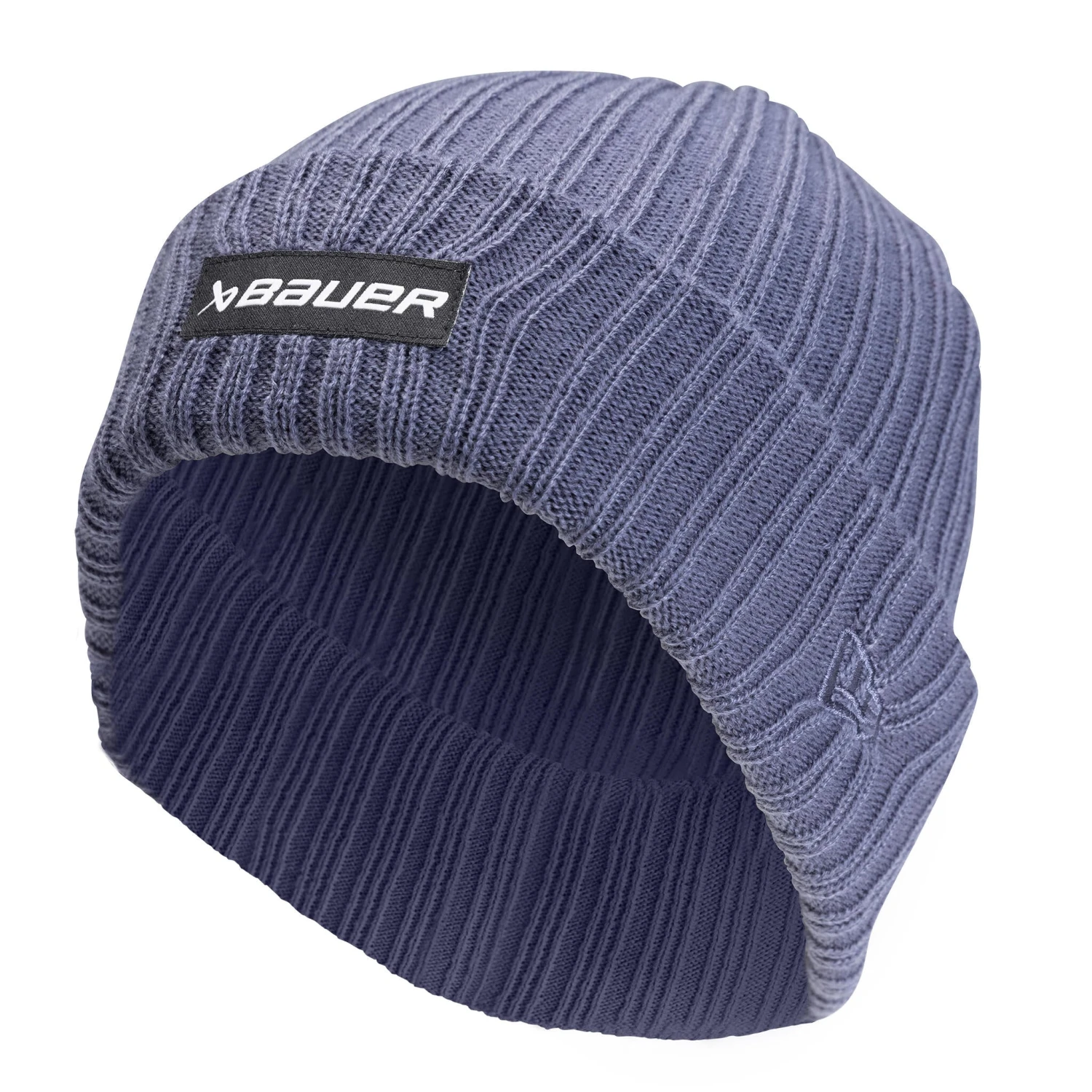 Bauer New Era Adult Ribbed Toque With Patch - Blue
