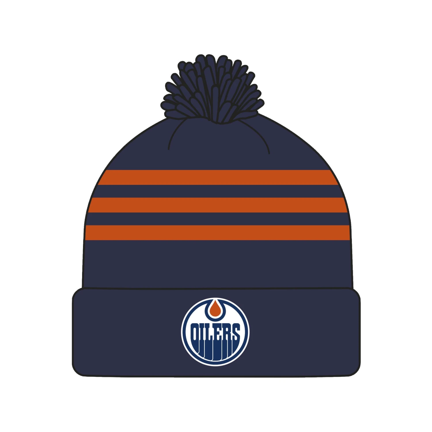 Adidas Cuffed Knit Pom Hat - Edmonton