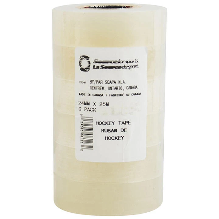 Source For Sports Polyflex Clear Shin Pad Tape - 6 Pack